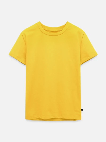 Premium økologisk T-shirt til børn - sol-gul - Foran