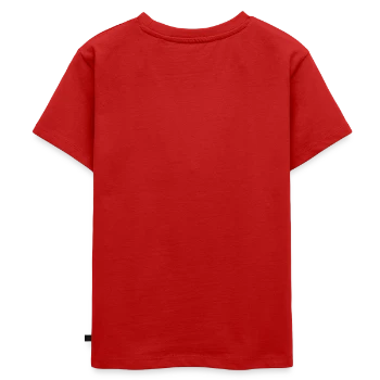 Kinder Premium Bio T-Shirt - Rot - Hinten - Hailey (125cm)