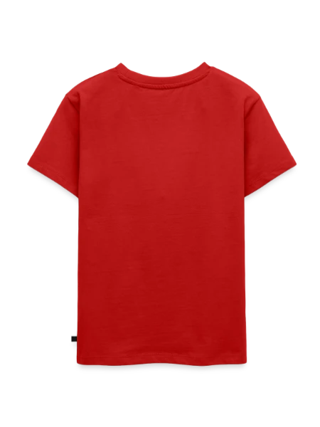 Kinder Premium Bio T-Shirt - Rot - Hinten