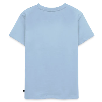 Kinder Premium Bio T-Shirt - Hellblau - Hinten - AI Model Kid Male (0cm)