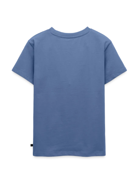 Kinder Premium Bio T-Shirt - Taubenblau - Hinten