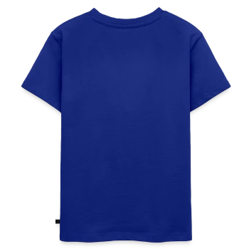 Kinderen Premium Bio T-shirt - koningsblauw - Achter - AI Model Kid Male (0cm)