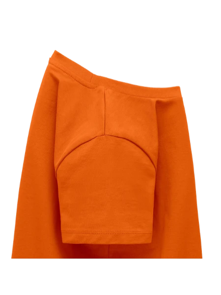 Kids Premium Organic T-Shirt - orange  - Right