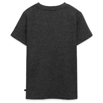 T-shirt Premium bio Ado - anthracite chiné - Dos - AI Model Teenager Male light (155cm)