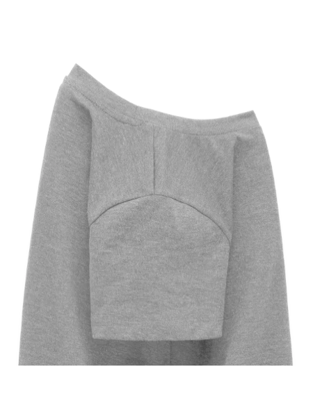T-shirt Premium bio Ado - gris chiné - Droite