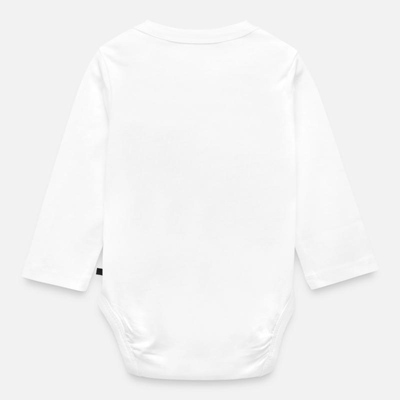 Langærmet babybody, økologisk bomuld