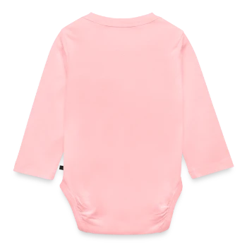 Baby Bio-Langarm-Body - Rosa - Hinten