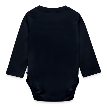 Body Bébé bio manches longues - bleu marine - Dos