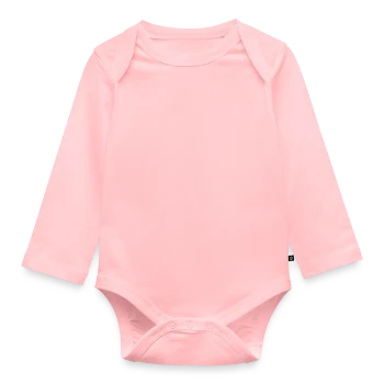 Baby Bio-Langarm-Body - Rosa