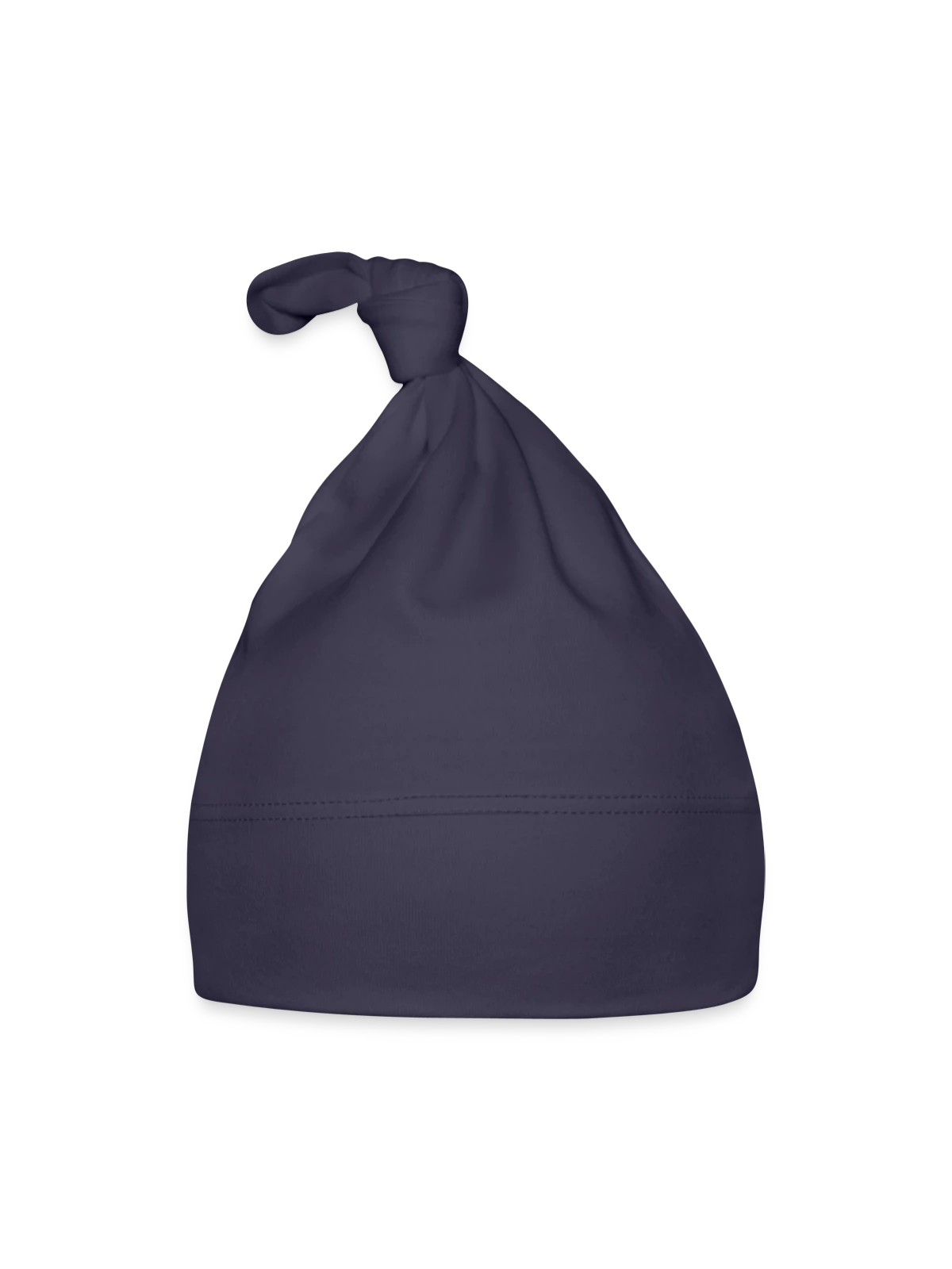 Organic Baby Cap - navy - Front
