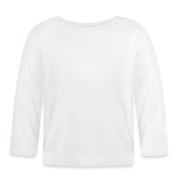 Organic Baby Long Sleeve T-Shirt - white - Front