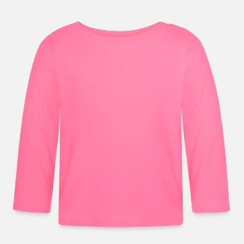 Langærmet babyshirt af  økologisk bomuld
