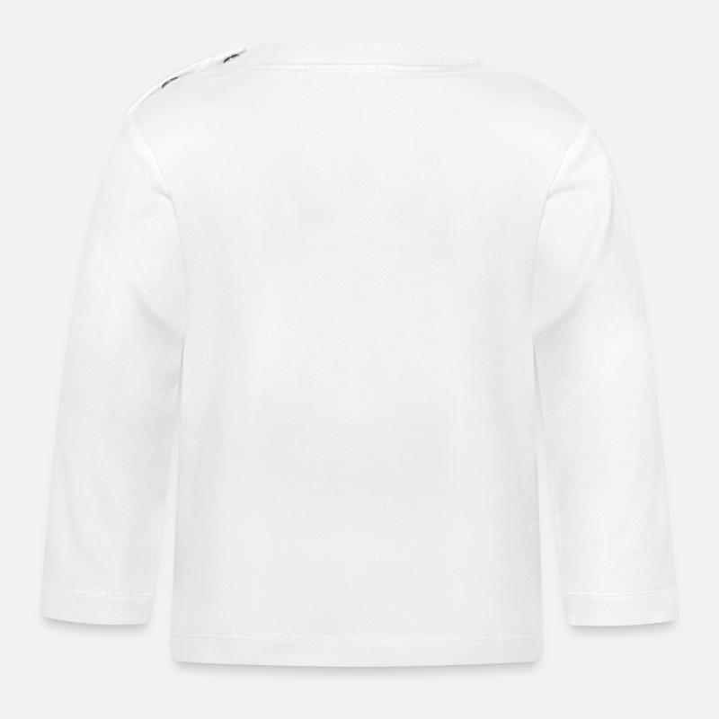 Langærmet babyshirt af  økologisk bomuld