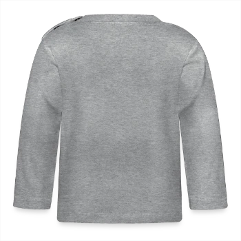 Maglietta a manica lunga ecologico per bambini - grigio melange - Retro