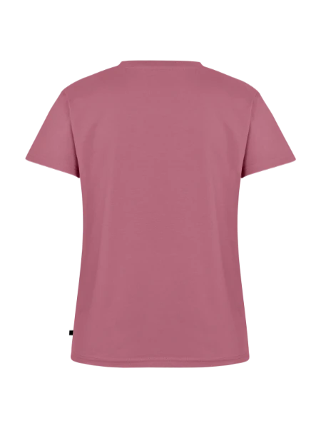 Women's Premium Organic V-neck T-shirt - mauve - Back