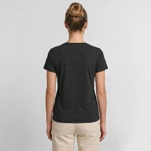 Frauen Premium Bio T-Shirt mit V-Ausschnitt - Hinten