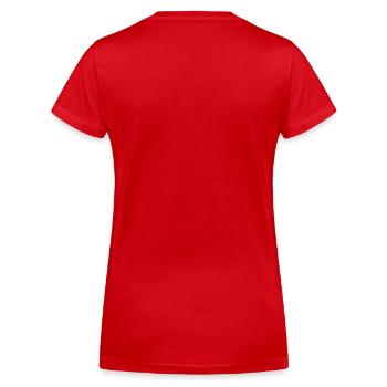 Ekologiczna damska koszulka z dekoltem w serek Premium