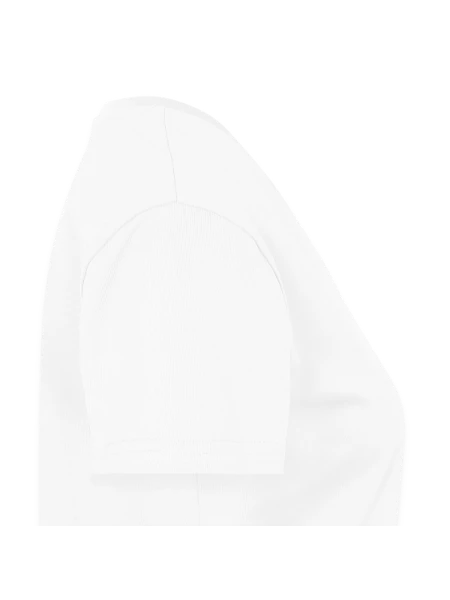 Vrouwen Premium Bio T-shirt met V-hals - wit - Rechts