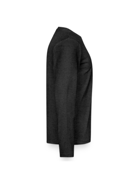 Men's Premium Organic Long Sleeve Shirt - heather anthracite - Right