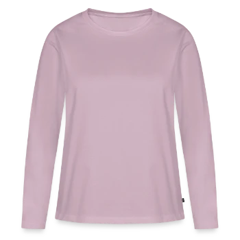 Frauen Premium Bio Langarmshirt - Altrosa