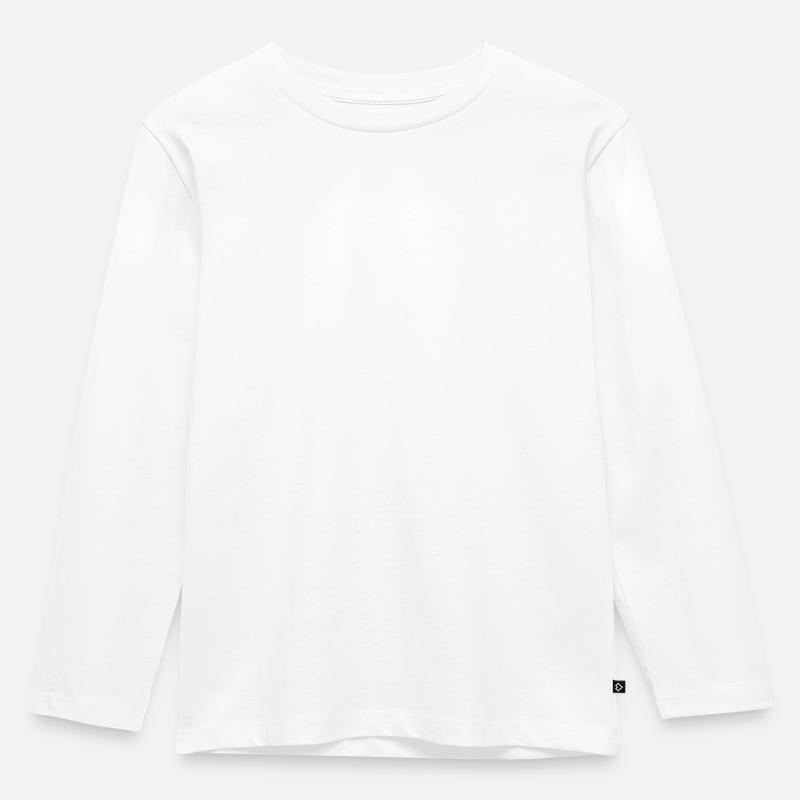 Premium økologisk langærmet T-shirt til børn