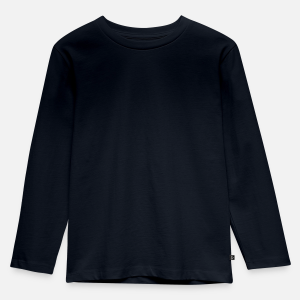 Maglia a maniche lunghe ecologica premium per bambini-blu navy