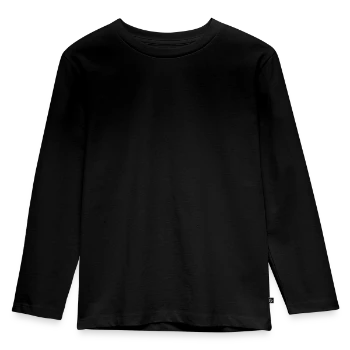T-shirt manches longues Premium Enfant - noir - Devant - AI Model Kid Male (0cm)