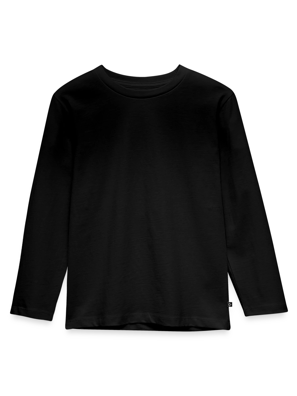 T-shirt manches longues Premium Enfant - noir - Devant