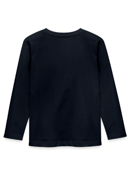 Kids' Premium Longsleeve Shirt - navy - Back