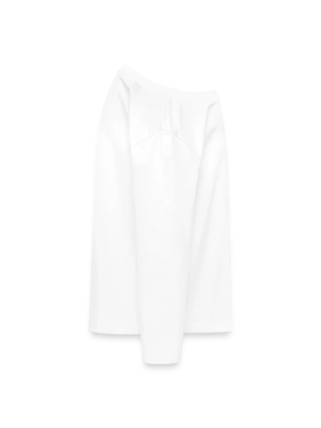 T-shirt manches longues Premium Enfant - blanc - Droite
