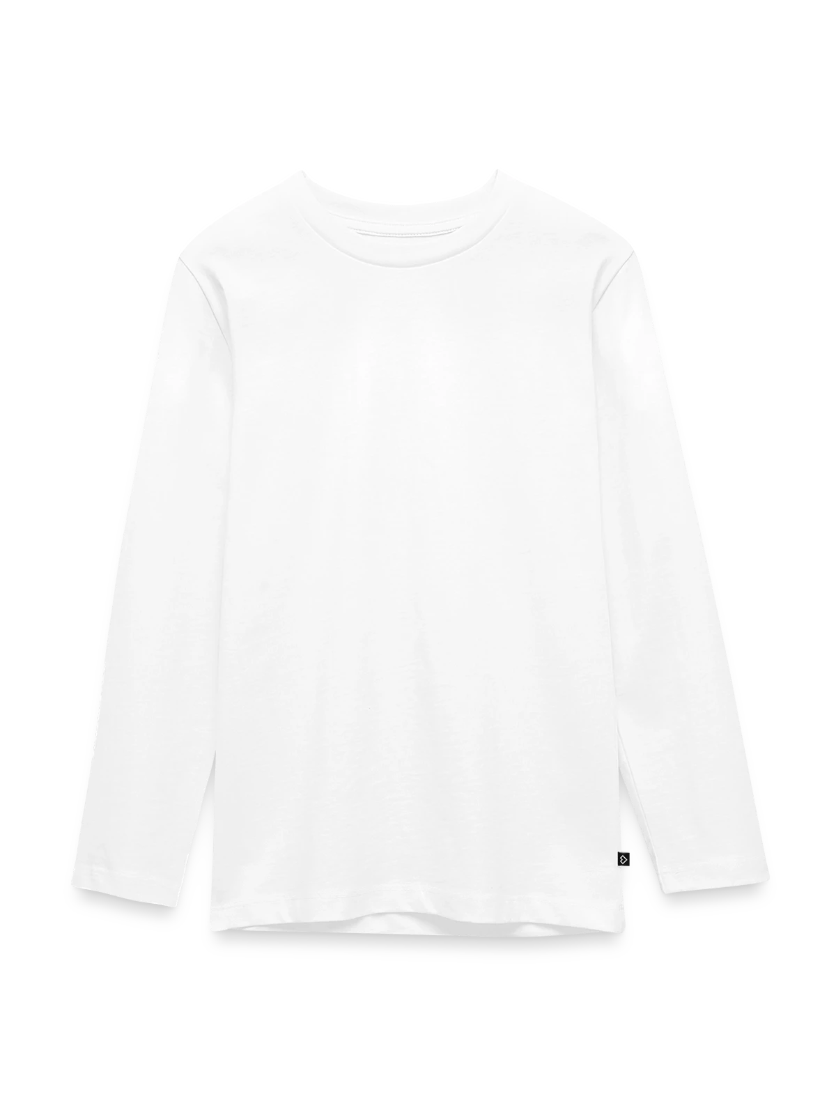 Teenager Premium Organic Long Sleeve Shirt - white - Front