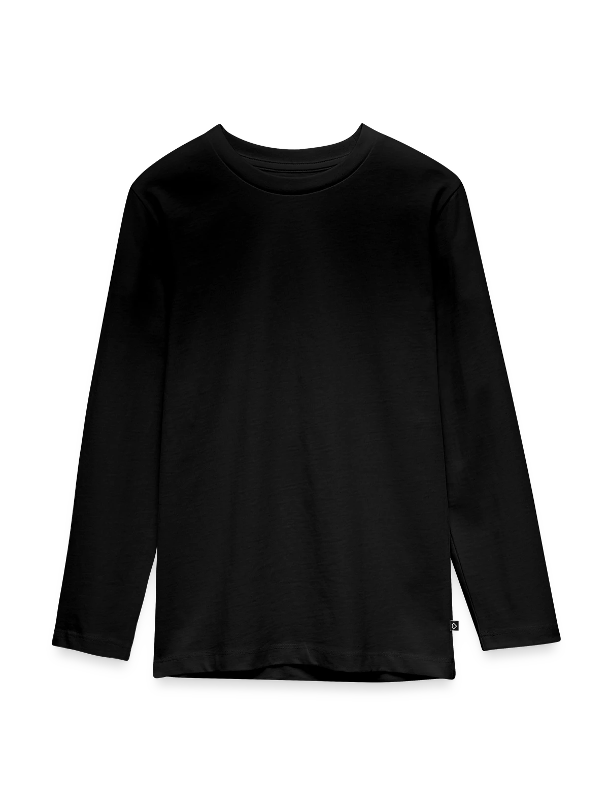 T-shirt manches longues Premium Ado - noir - Devant