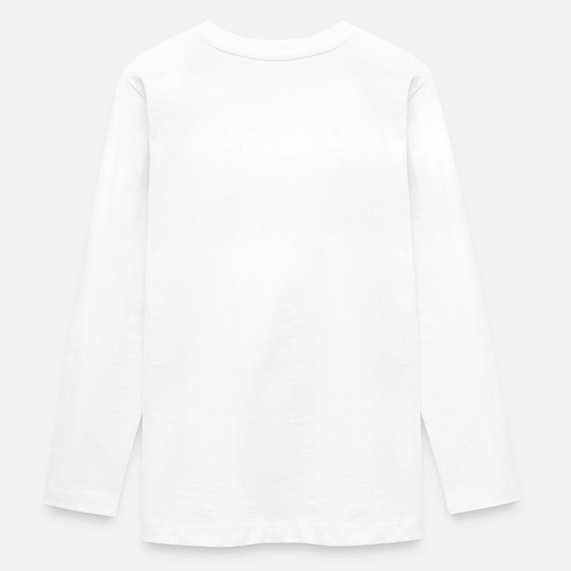 Premium økologisk langærmet T-shirt til teenagere