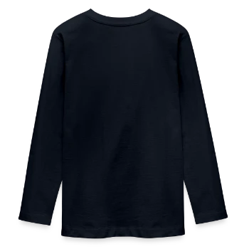 T-shirt manches longues Premium Ado - bleu marine - Dos - AI Model Kid Female (0cm)