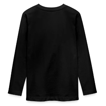 T-shirt manches longues Premium Ado - noir - Dos - AI Model Kid Female (0cm)