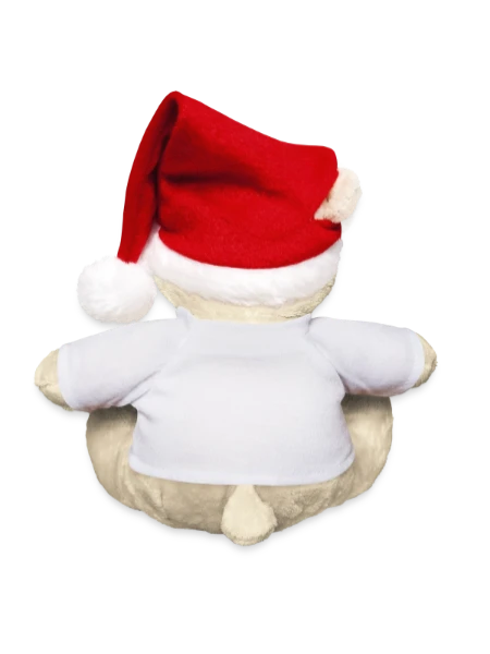 Weihnachtsteddy - Weiß - Hinten