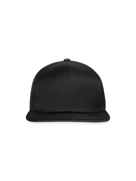 Casquette snapback - noir/noir - Devant