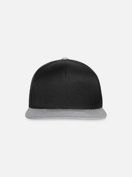 Snapback Cap - black/grey - Front