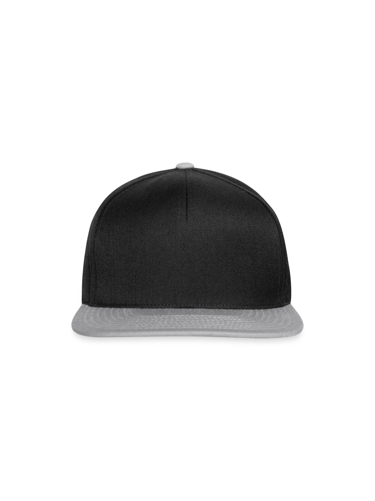 Snapback Cap - black/grey - Front