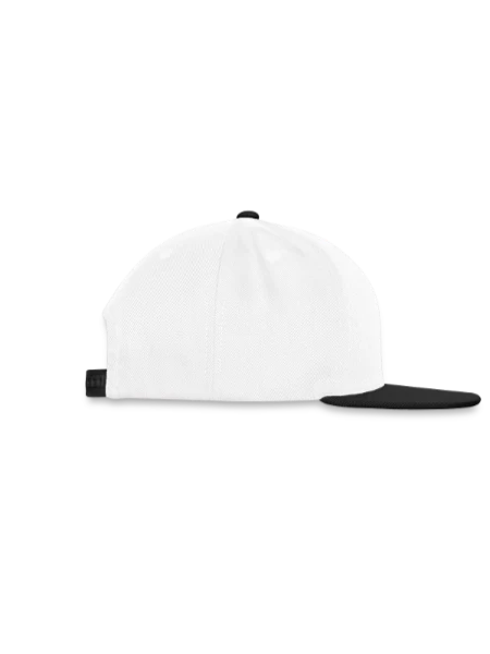 Snapback Cap - white/black - Right