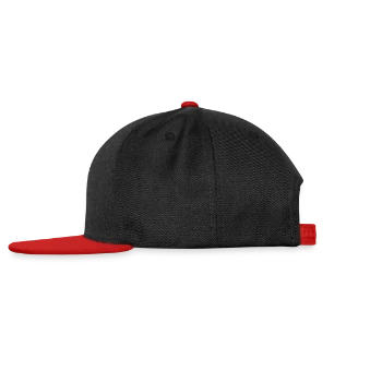 Snapback Cap - black/red - Left