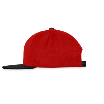 Casquette snapback - rouge/noir - Gauche