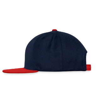 Snapback Cap - navy/red - Left