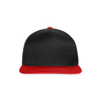 Snapback Cap - black/red