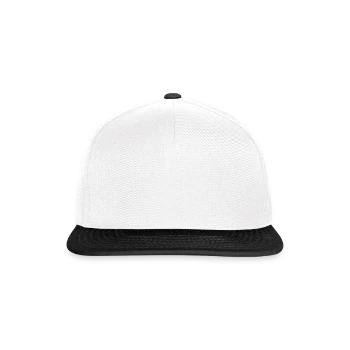 Casquette snapback - blanc/noir