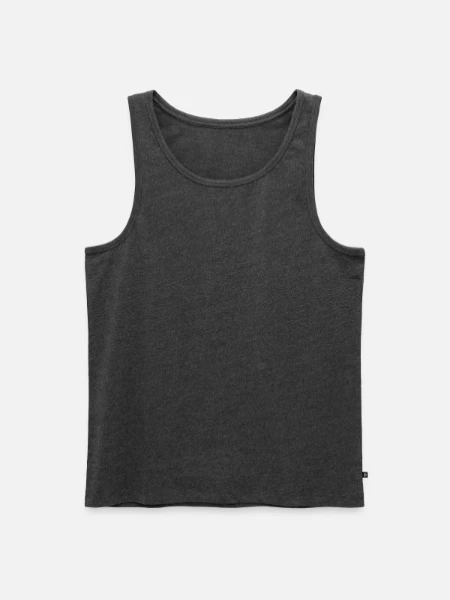 Débardeur bio Premium Homme - anthracite chiné - Devant