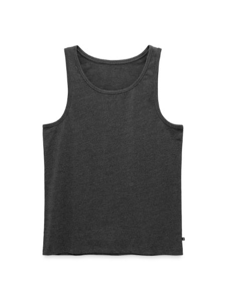 Men's Premium Organic Tank Top - heather anthracite - Front