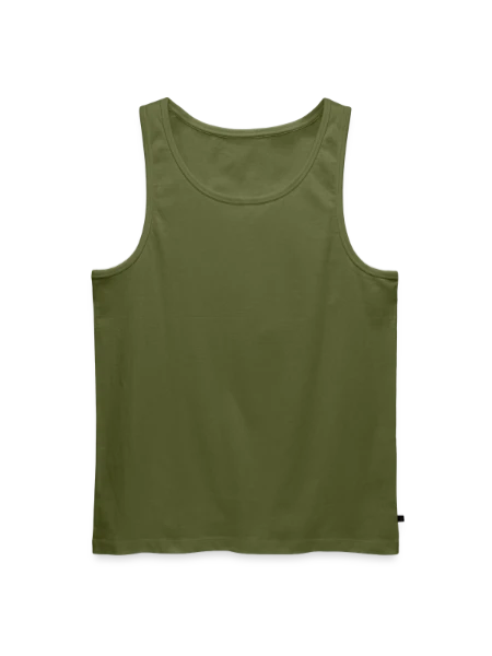 Débardeur bio Premium Homme - kaki - Devant