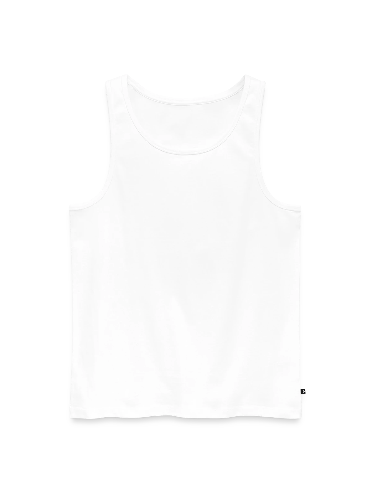 Men's Premium Organic Tank Top - white - Front