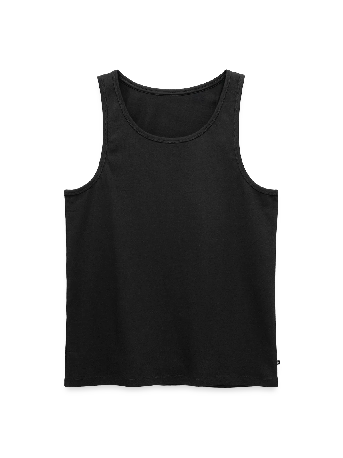 Men's Premium Organic Tank Top - black - Front